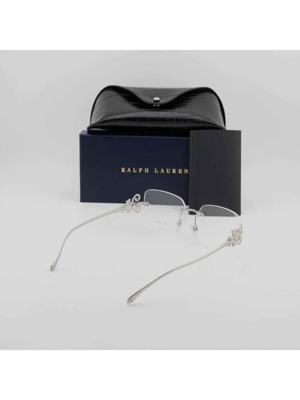 Ralph Lauren RL5130 9316 Eyeglasses Silver 54mm Butterfly Frame